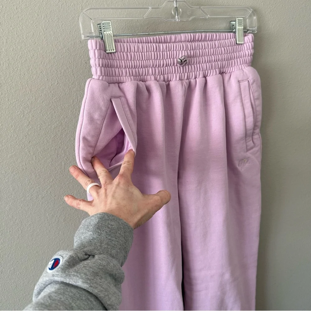 For Love & Lemons Josie Pink/Purple Jogger Sweatpants Lounge Small - Picture 7 of 15